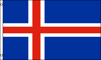 3ft x 5ft Poly Iceland Flag