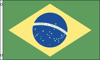 3ft x 5ft Nylon Brazil Flag