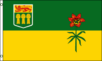 3ft x 5ft Nylon Saskatchewan Flag