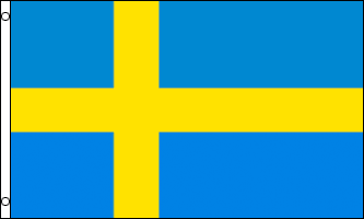 3ft x 5ft Nylon Sweden Flag