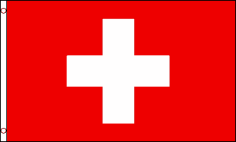 3ft x 5ft Nylon Switzerland Flag